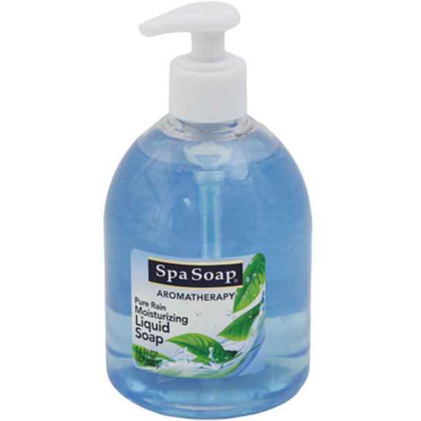 SOAP LIQUID 16OZ PURE RAIN SPA SOAP PUMP