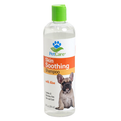 PET SHAMPOO 14OZ SKIN SOOTHING ALOE & STRAWBERRY PET CARE