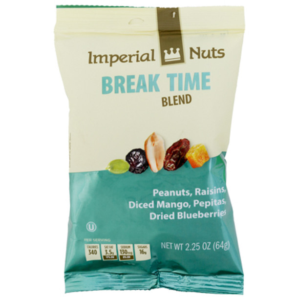 NUTS BREAK TIME BLEND 2.25OZ