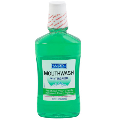 MOUTHWASH 16.9OZ WINTER GREEN LUCKY