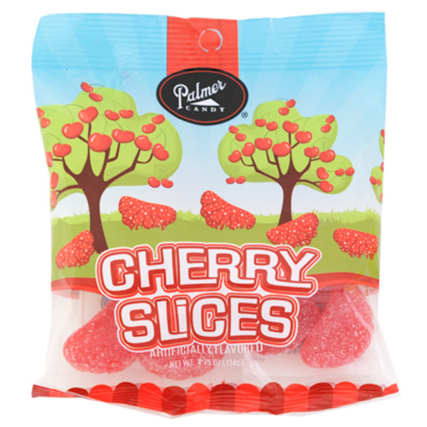 PALMER CANDY CHERRY SLICES 4.75 OZ PEG BAG
