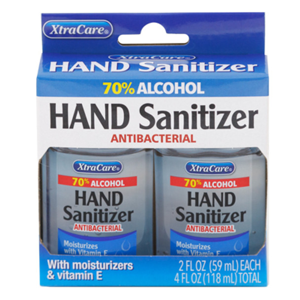 HAND SANITIZER 2-2OZ ORIGINAL 5PANEL BOX XTRACARE