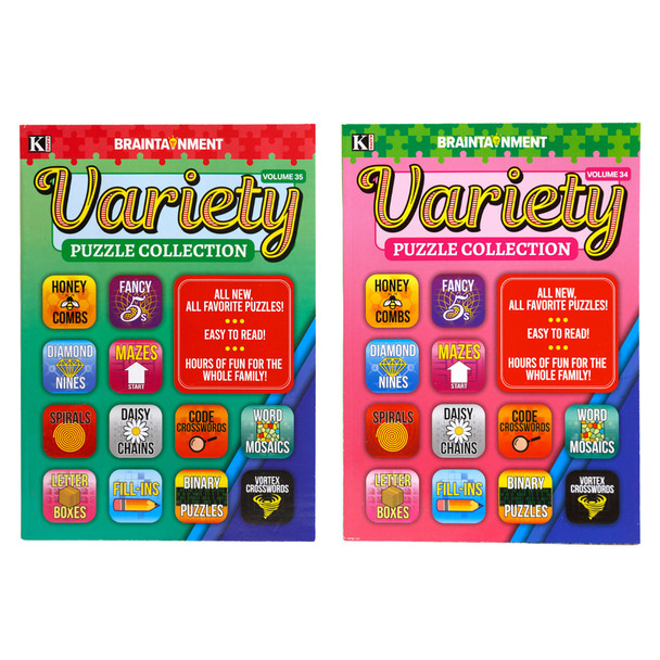 PUZZLES VARIETY 80 PG 2 VOL PER CS RANDOM ASSORTMENT PDQ