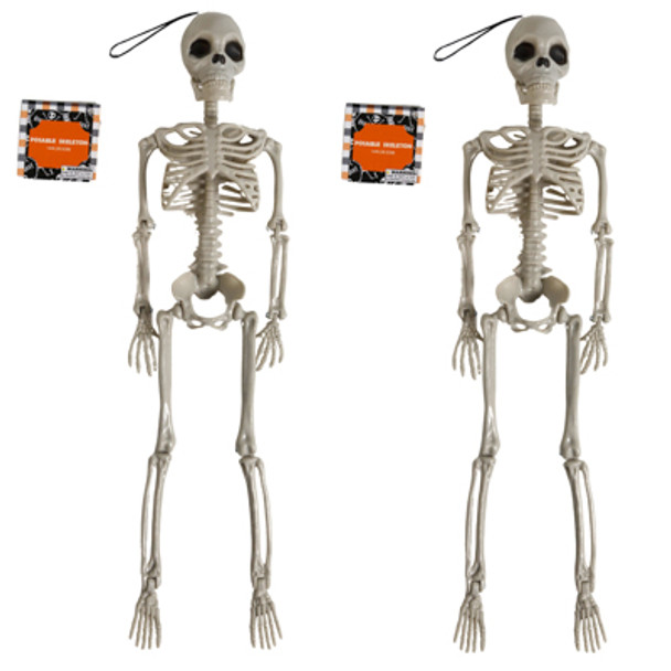 SKELETON 14IN JOINTED FULLY POSABLE PP PLASTIC EA W/HT