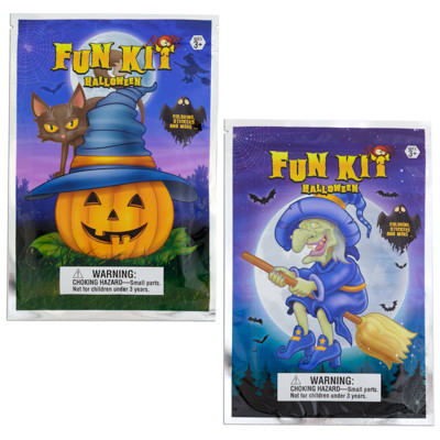 HALLOWEEN WITCH FUN KIT STICKERS AND COLORING  PP $1.00