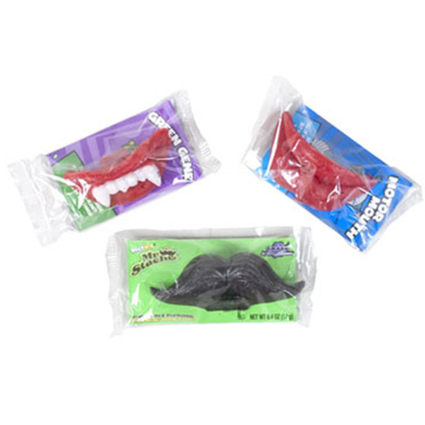 WACK O WAX SHIPPER CONTAINS WAX LIPS - FANGS - STACHE