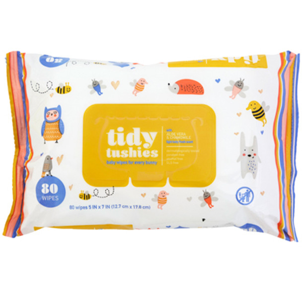 BABY WIPES 80CT TIDY TUSHIES EXPIRY DATE 10/2025
