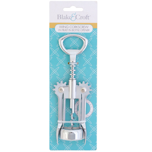 WING CORKSCREW ZINC ALLOY 6.5IN L B&C TCD WING CORKSCREW ZINC ALLOY 6.5IN L B&C TCD