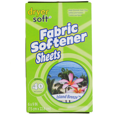DRYER SHEETS 40CT ISLAND BREEZE DRYER SOFT