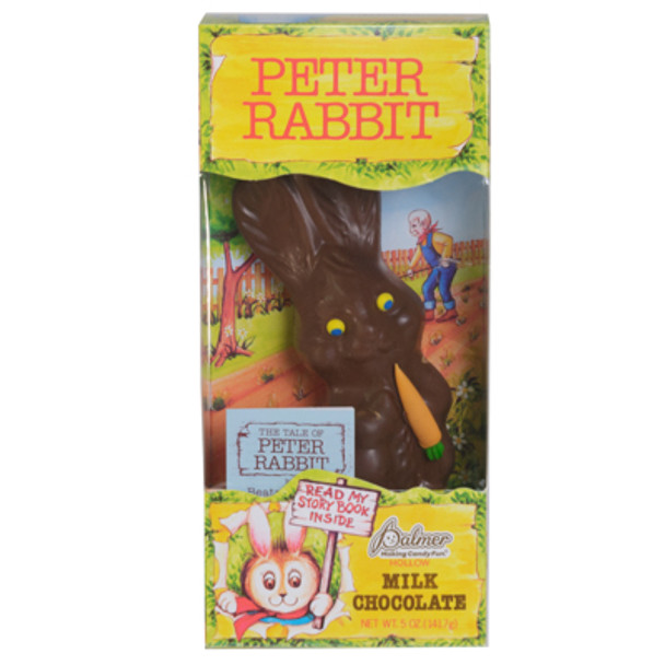 PETER RABBIT 5 OZ REAL MILK CHOCOLATE IN COUNTER DISPLAY