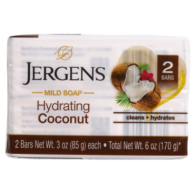 BAR SOAP 2PK/3OZ BARS JERGENS HYDRATING COCONUT NO ONLINE SALES