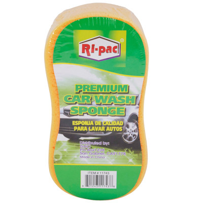 SPONGE PREMIUM CAR WASH YELLOW RI-PAC
