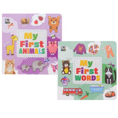 MY FIRST BOARD BOOKS 24-PC 2-TITLES COUNTER DISPLAY