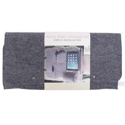 BACK SEAT ORGANIZER GRAY PP $5.00
