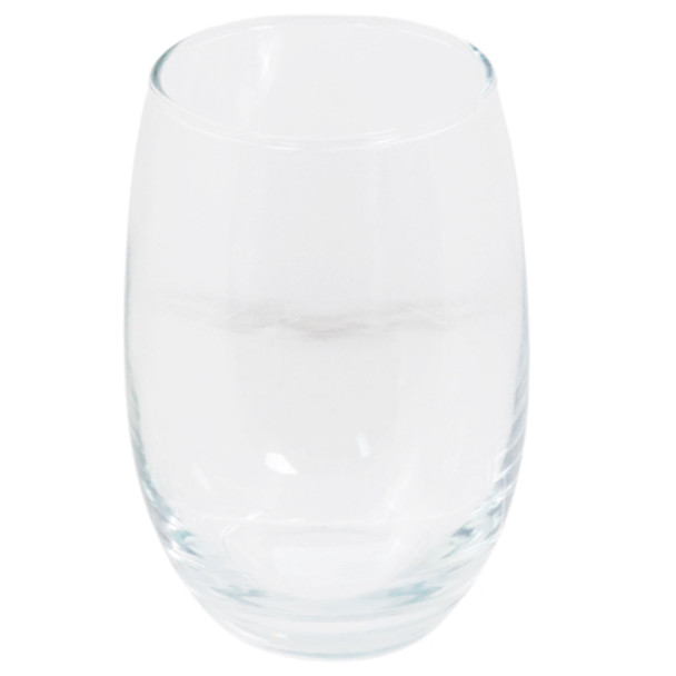 WINE GLASS STEMLESS 15.OZ MIKONOS CLEAR
