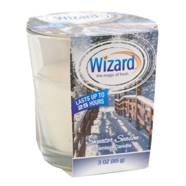 CANDLE 3OZ SWEATER SEASON LINEN WIZARD