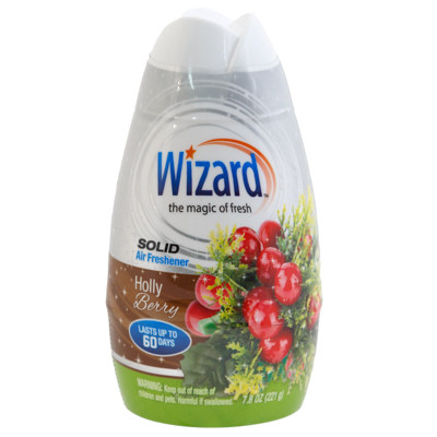 AIR FRESHENER 7.8OZ HOLLY BERRY WIZARD SOLID ADJUSTABLE