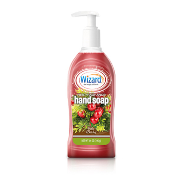 HAND SOAP LIQUID 14OZ HOLLY BERRY WIZARD