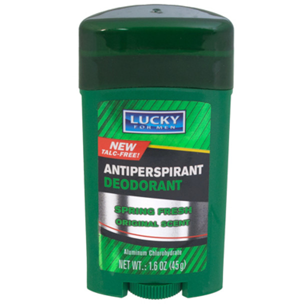 ANTIPERSPIRANT/DEODORANT 1.6OZ MENS SPRING FRESH LUCKY