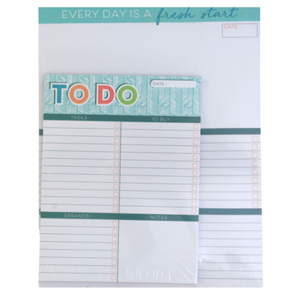 LEGAL PAD 2PK 8.5X11 TO DO LIST BLUE