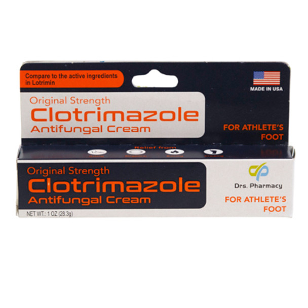 DRS PHARMACY CLOTRIMAZOLE ANTIFUNGAL CREAM 1OZ