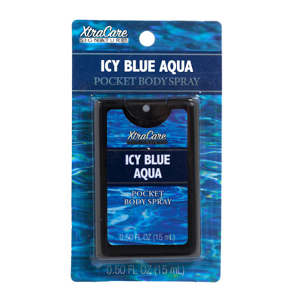 BODY MIST .5OZ POCKET ICE BLUE AQUA 4-6 PC DISPLAY BOX BODY MIST .5OZ POCKET ICE BLUE AQUA 4-6 PC DISPLAY BOX