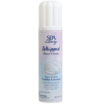 SHAVE CREAM 5OZ WHIPPED COCONUT &ALOE VERA SPA LUXURY