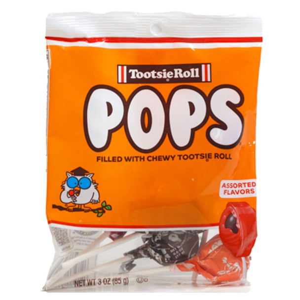TOOTSIE POPS 3.00 OZ PEG BAG