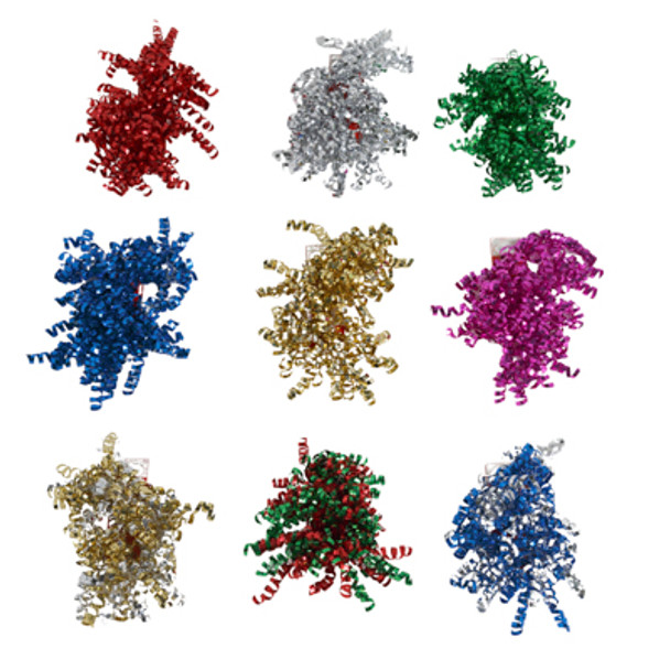 GIFT BOW 3PK CRIMPED CURLY RIBBON 9AST XMAS COLORS