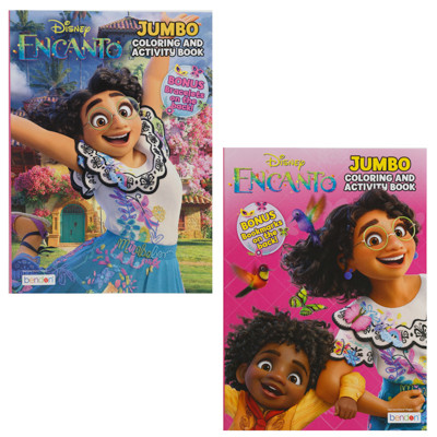 COLORING BOOK DISNEY ENCANTO 2AST IN 24PC DISPLAY BOX PP$1.99 SELL IN USA ONLY