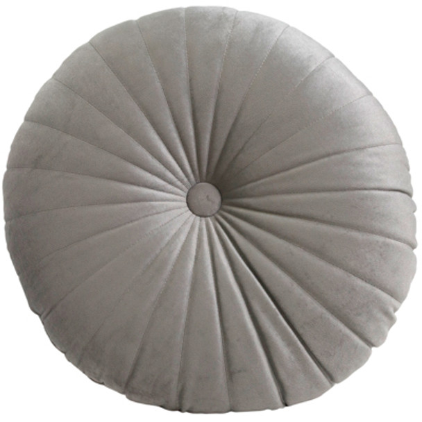PINWHEEL QUILTED CUSHION 17 INCH GRAY