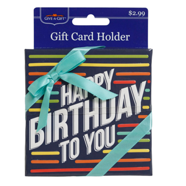 GIFT CARD HOLDER HAPPY BIRTHDAY TO YOU BOX PP$2.99 GIVE-A-GIFT