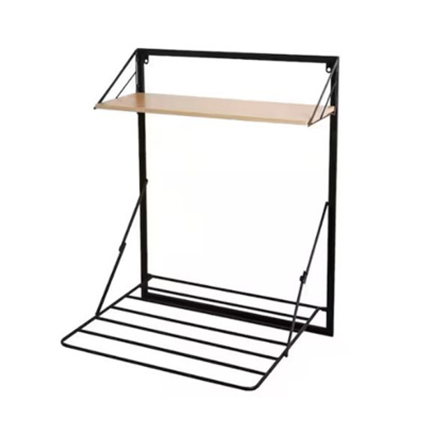 RTA SHELF LAUNDRY DRYING/FOLDING RACK 24X20X31 MAPLE COLOR LABEL