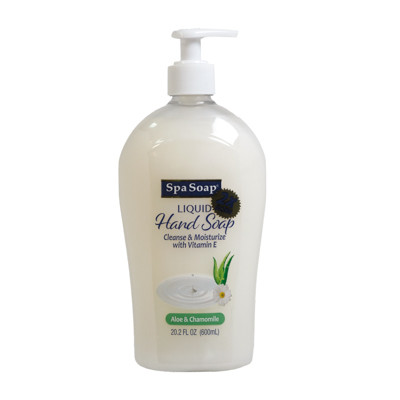 SOAP LIQUID 20.2OZ ALOE &CHAMOMILE W/VITAMIN E SPASOAP PUMP