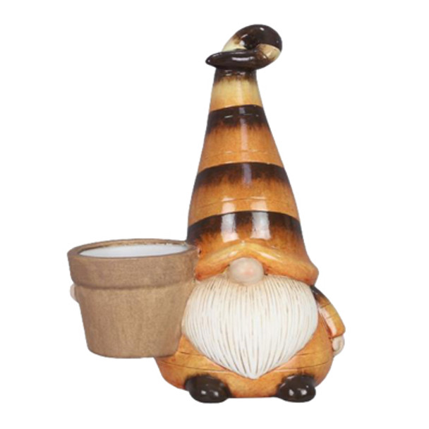 POT 9.84X5.71X14.17 BEE GNOME CERAMIC