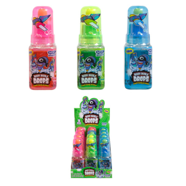 DIZZY DAZZLE SOUR DROPS 3 FLAVORS
