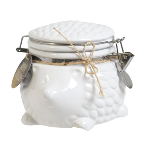 CANISTER 24OZ HEDGEHOG ANIMAL KINGDOM HINGED