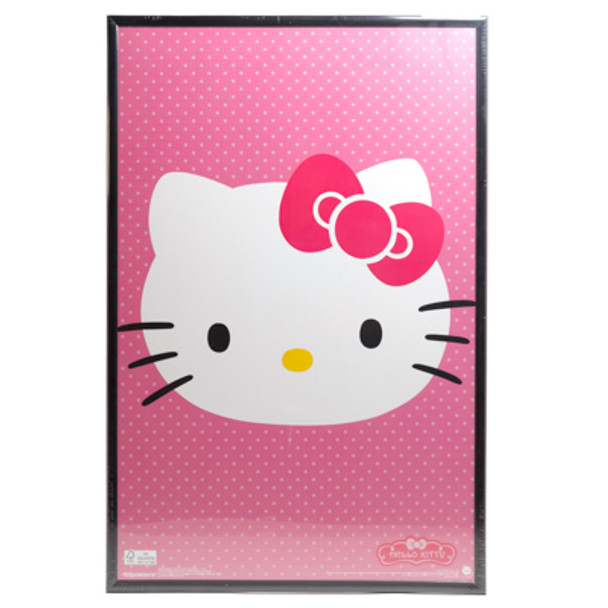 FRAMED POSTER HELLO KITTY BASIC FACE 14.725 X 22.375 *10.99* FRAMED POSTER HELLO KITTY BASIC FACE 14.725 X 22.375 *10.99*