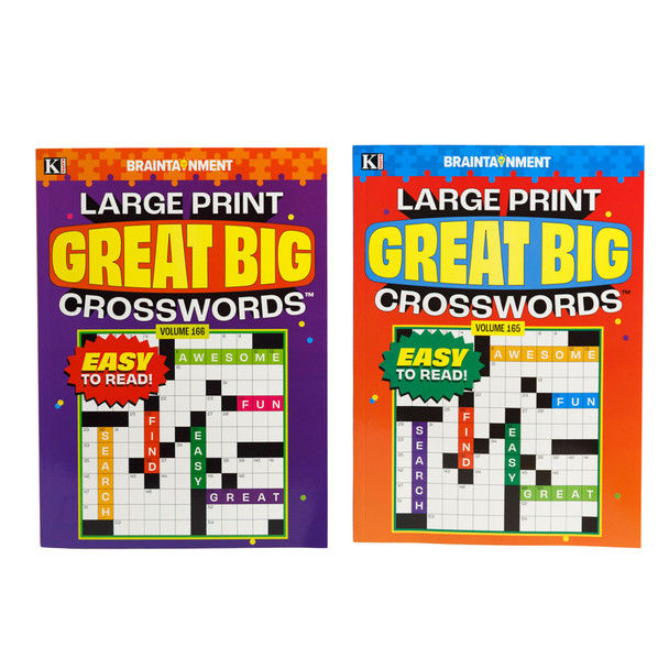 CROSSWORDS GREAT BIG 2 ASSORTED IN FLOOR DISPLAY
