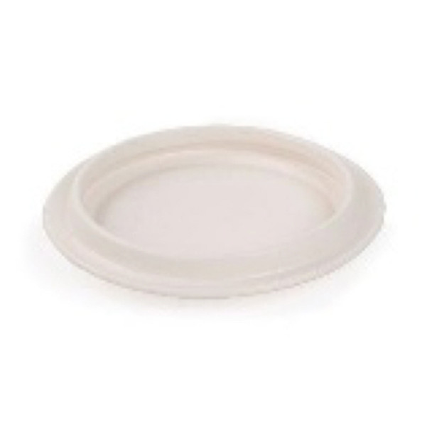 CANDLE DISH 6.25X6.25 WHITE
