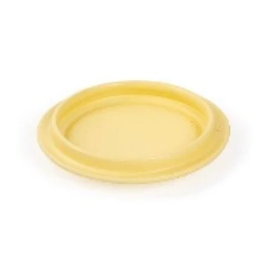 CANDLE DISH 6.25X6.25 YELLOW
