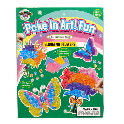 POKE IN ART! FUN BLOOMING FLOWERS CREATIVE ACTIVITY SET