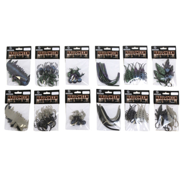 CREEPY CREATURES 6AST STYLES GREY/BLK OR METALLIC BLUE/GREEN FINISH 12PC MDSGSTRIP *NEW STYLES*