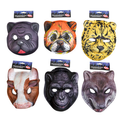 ANIMAL ADULT SIZE EVA FOAM MASK LIFELIKE PHOTO 6AST HLWN/HDR