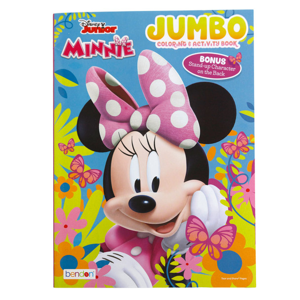COLORING BOOK DISNEY MINNIE MOUSE IN 24PC DISPLAY BOX
