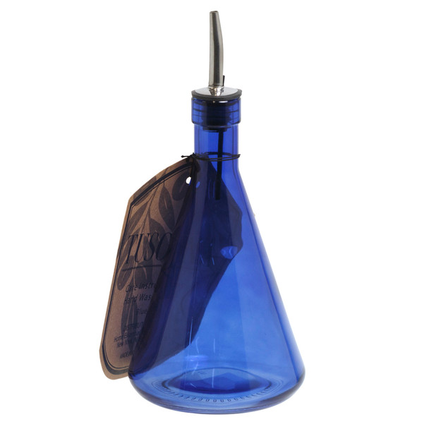 OIL & VINEGAR 15.7OZ TRIANGLE BLUE
