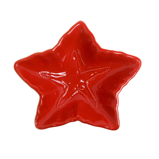 STARTER BOWL 7.25IN VINTAGE STAR FISH RED VINTAGE SHELL COLLECTION