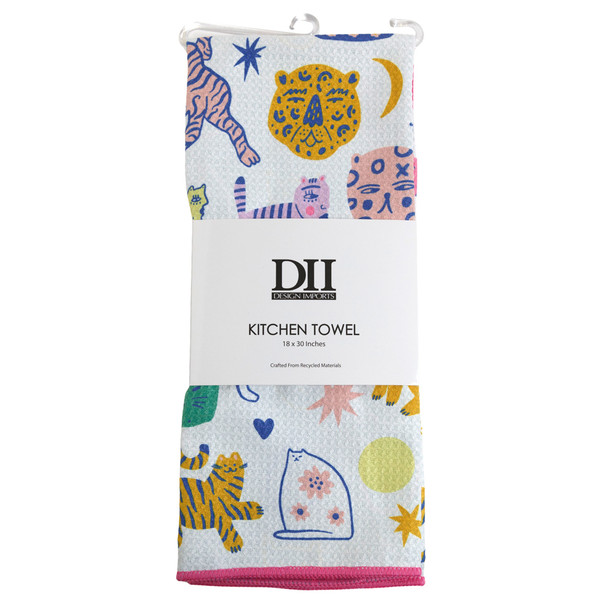 KITCHEN TOWEL MEOW MEOW MICROFIBER/POLYESTER/POLYMIDE