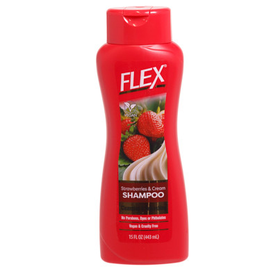 FLEX SHAMPOO 15OZ STRAWBERRIES & CREAM