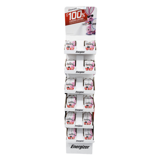 ENERGIZER MAX ALKALINE BATTERIES 102PC FLOOR DISPLAY 72 AAA 4PK, 30 AAA 4PK NO ONLINE SALES